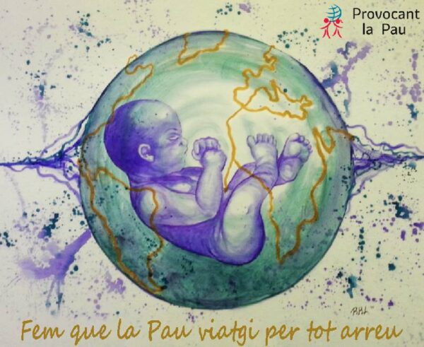 Fem que la Pau viatgi per tot arreu. RAKEL ALIAU. Donació 3€